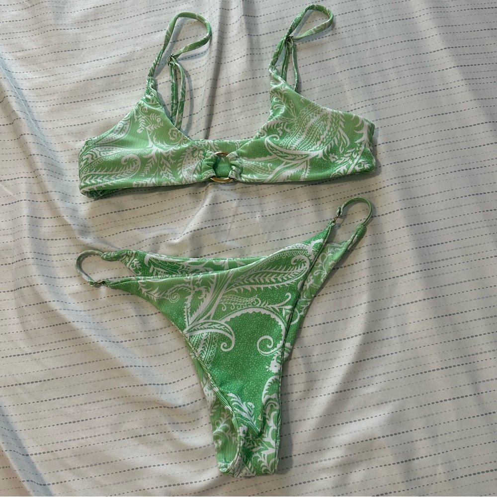 Zaful green swimsuit